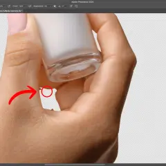 Jak usunąć tło w Photoshopie? Zaznacz obiekt, a następnie kliknij "Usuń tło" w panelu "Szybkie operacje".